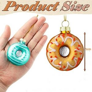 Glass Christmas Tree Vegetables and Fruits Hanging Ornaments 3