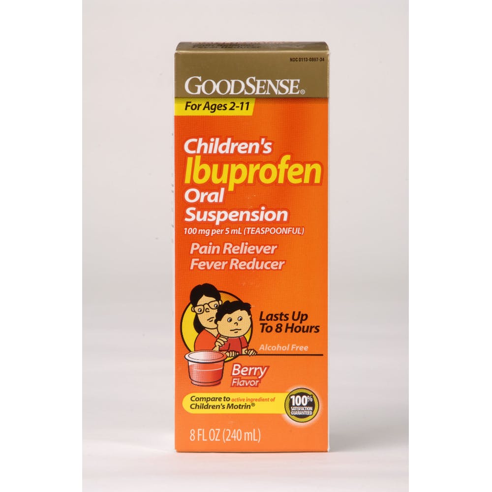 Children's Ibuprofen Oral Suspension - Berry 8 oz 2