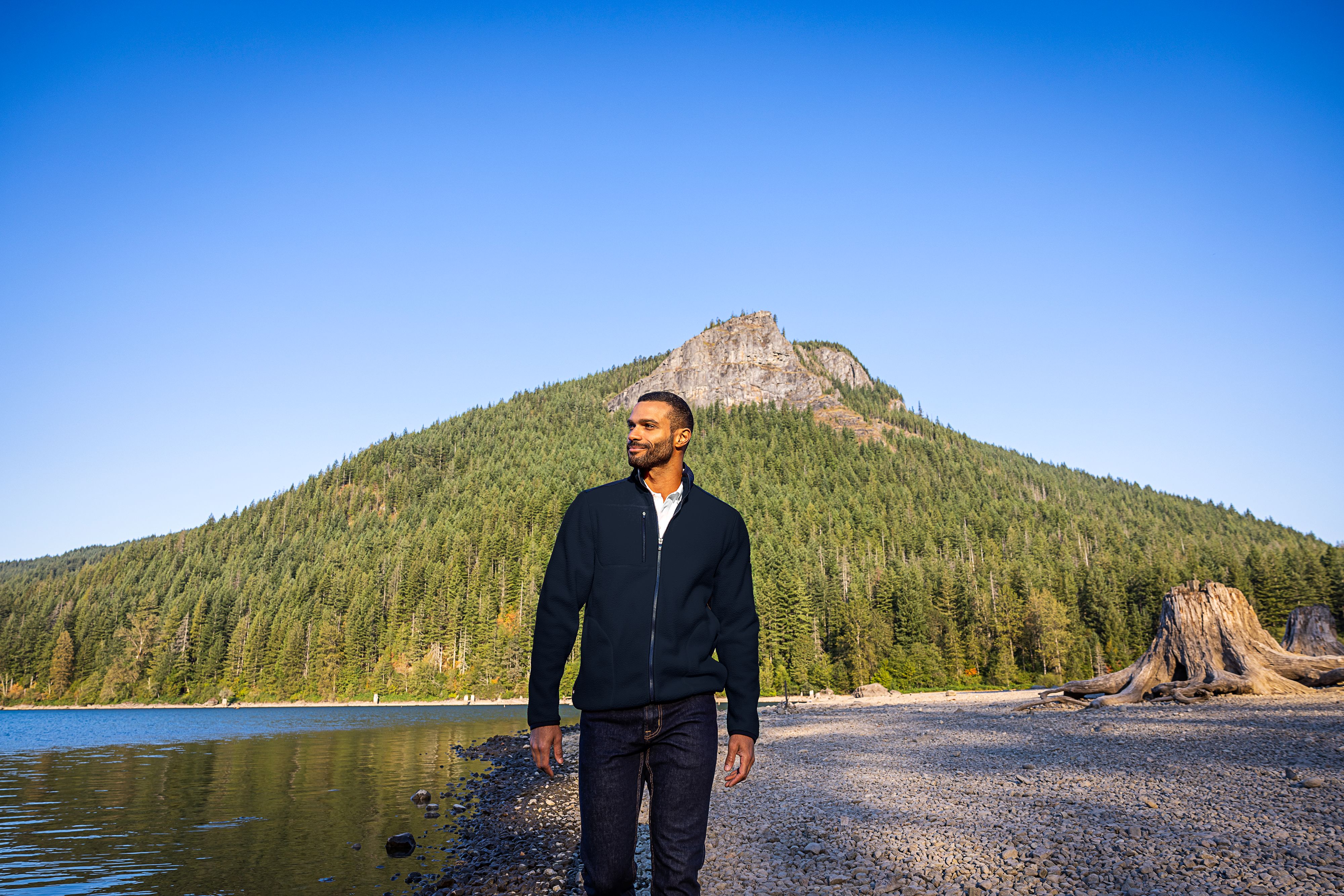Cutter & Buck Cascade Epic Comfort Recycled Sherpa Fleece Mens Big & Tall Full Zip Jacket Big & Tall 20