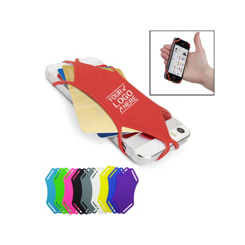 Silicone Phone Back Strap Card Holder 1