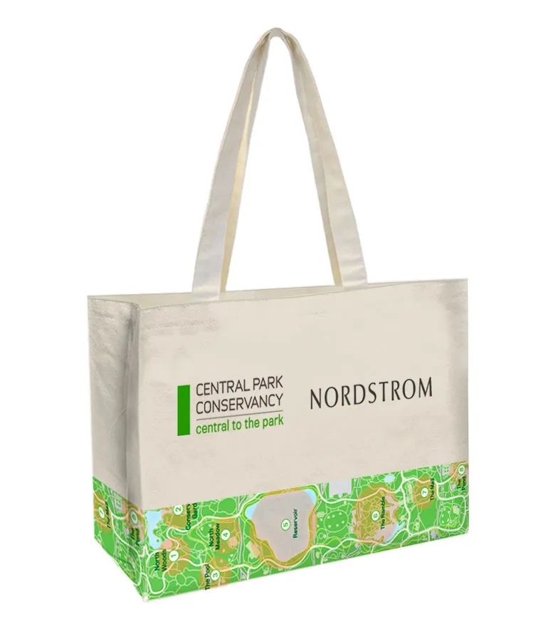 Custom Canvas Boat Tote Bag, custom tote bag with logo imprint 2