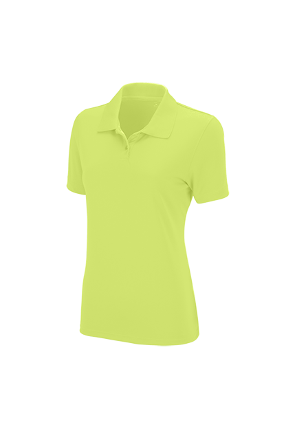 Women's Vansport Omega Solid Mesh Tech Polo 101