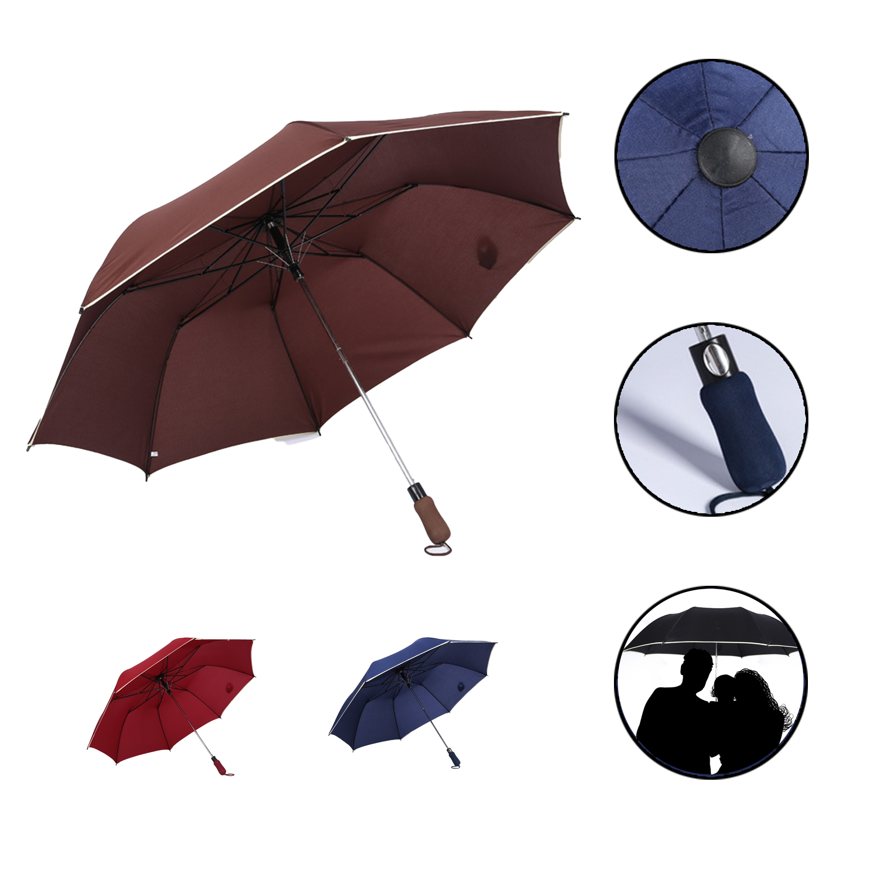 Golf Umbrella Automatic Open Extra Large 3