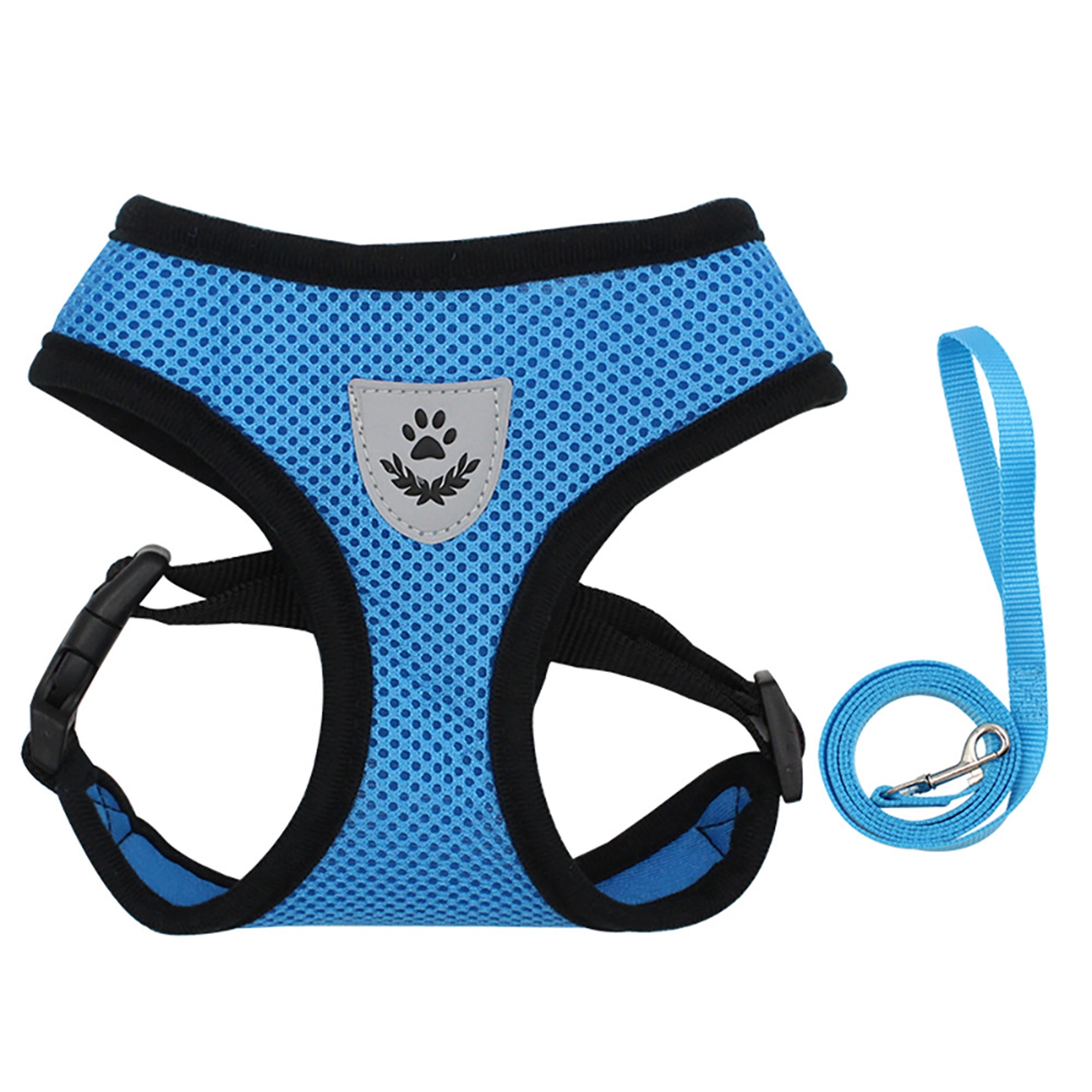 No Choke Reflective Pet Vest Harnesses With Leash 8