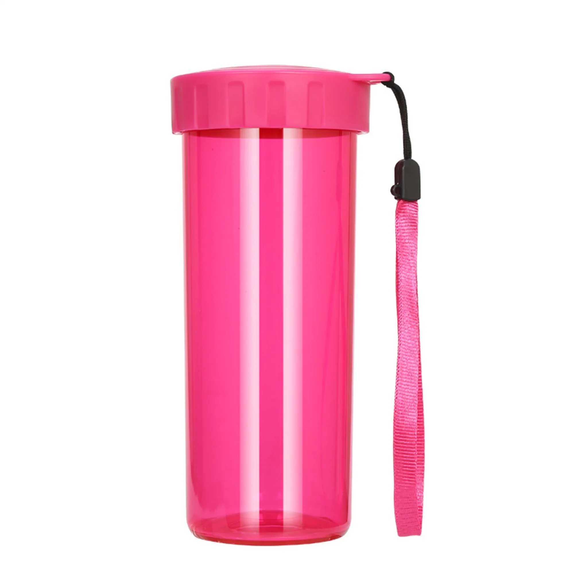 16oz Transparent Plastic Sports Water Bottle 6
