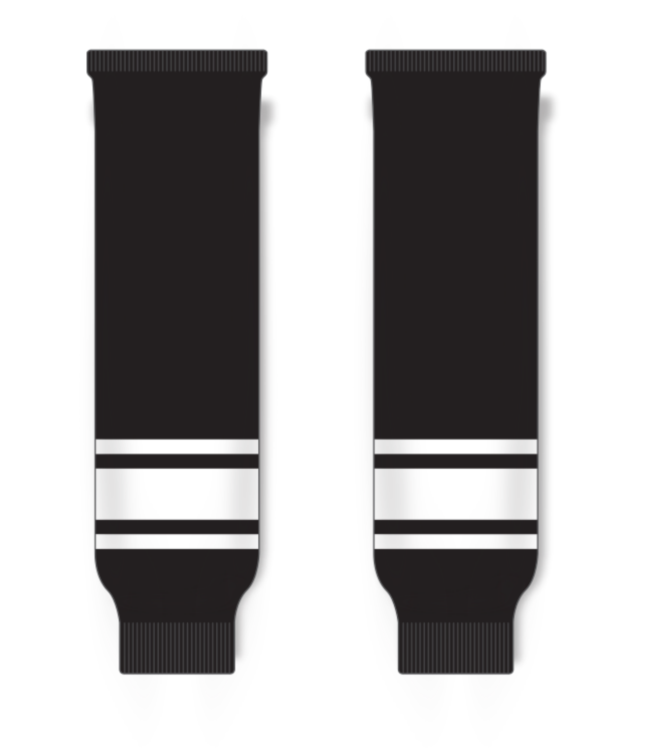 Knitted Striped Hockey Socks HS630-G02 10