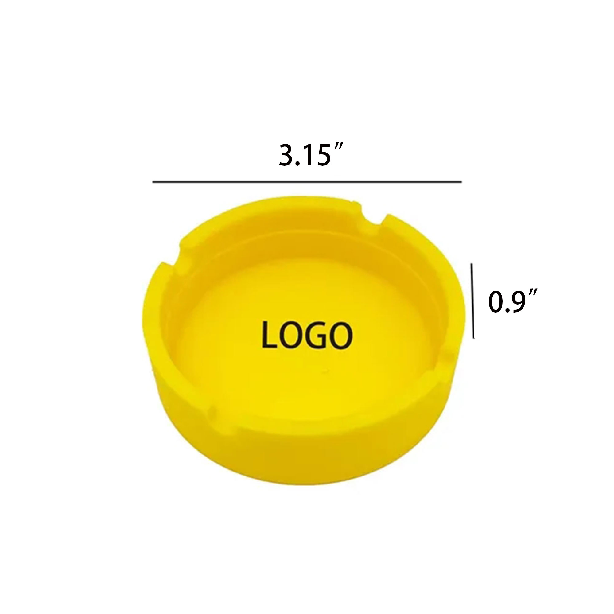 Round Silicone Ashtray For Cigarettes 3