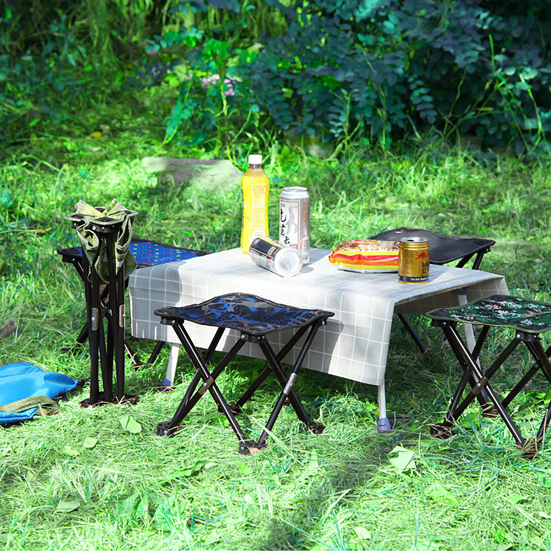 Portable Folding Stool Chairs for Adults Fishing/Hiking/Gardening and Beach 3