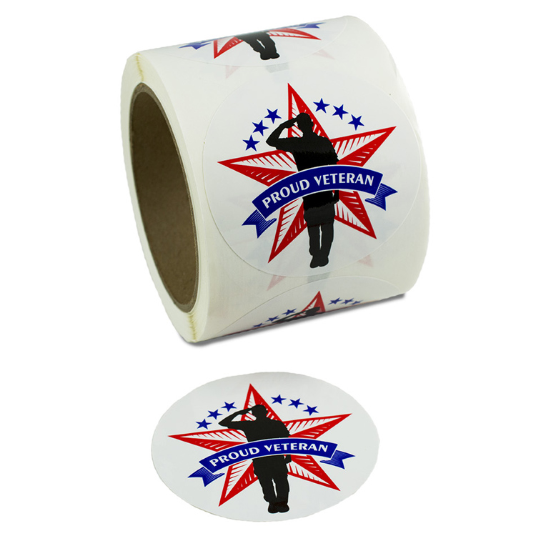USA Proud 3" Diameter Label 2