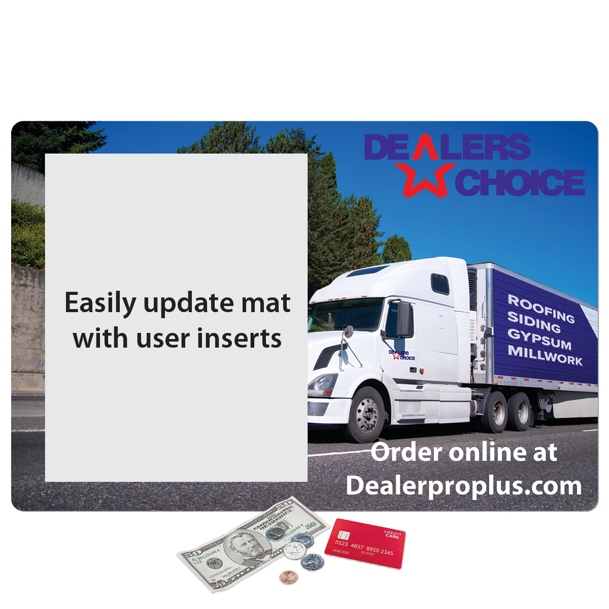 Frame-It Flex DuraTec Window Counter Mat-12"x18"x1/16"