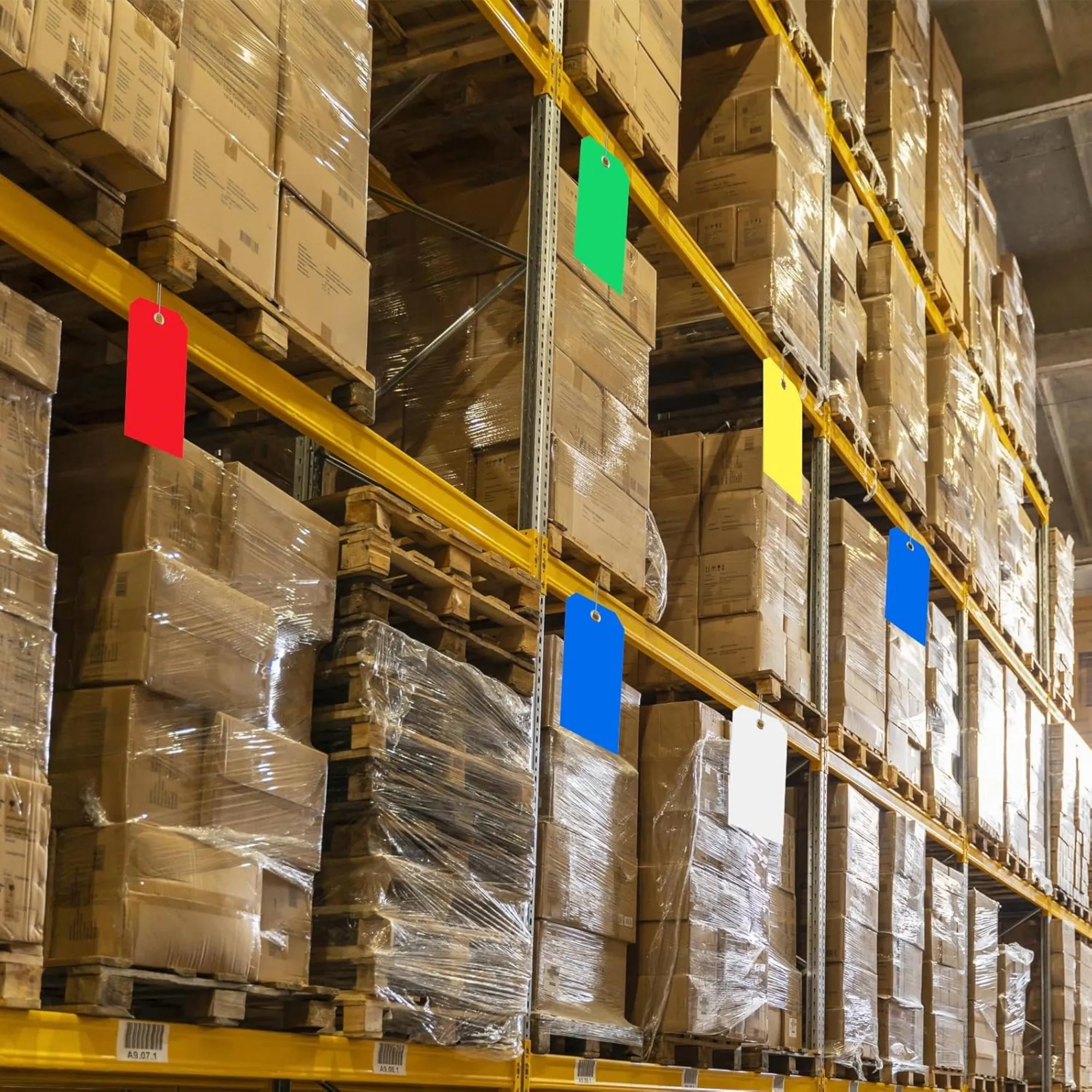 Plastic Shipping Waterproof Tags With Wire 6