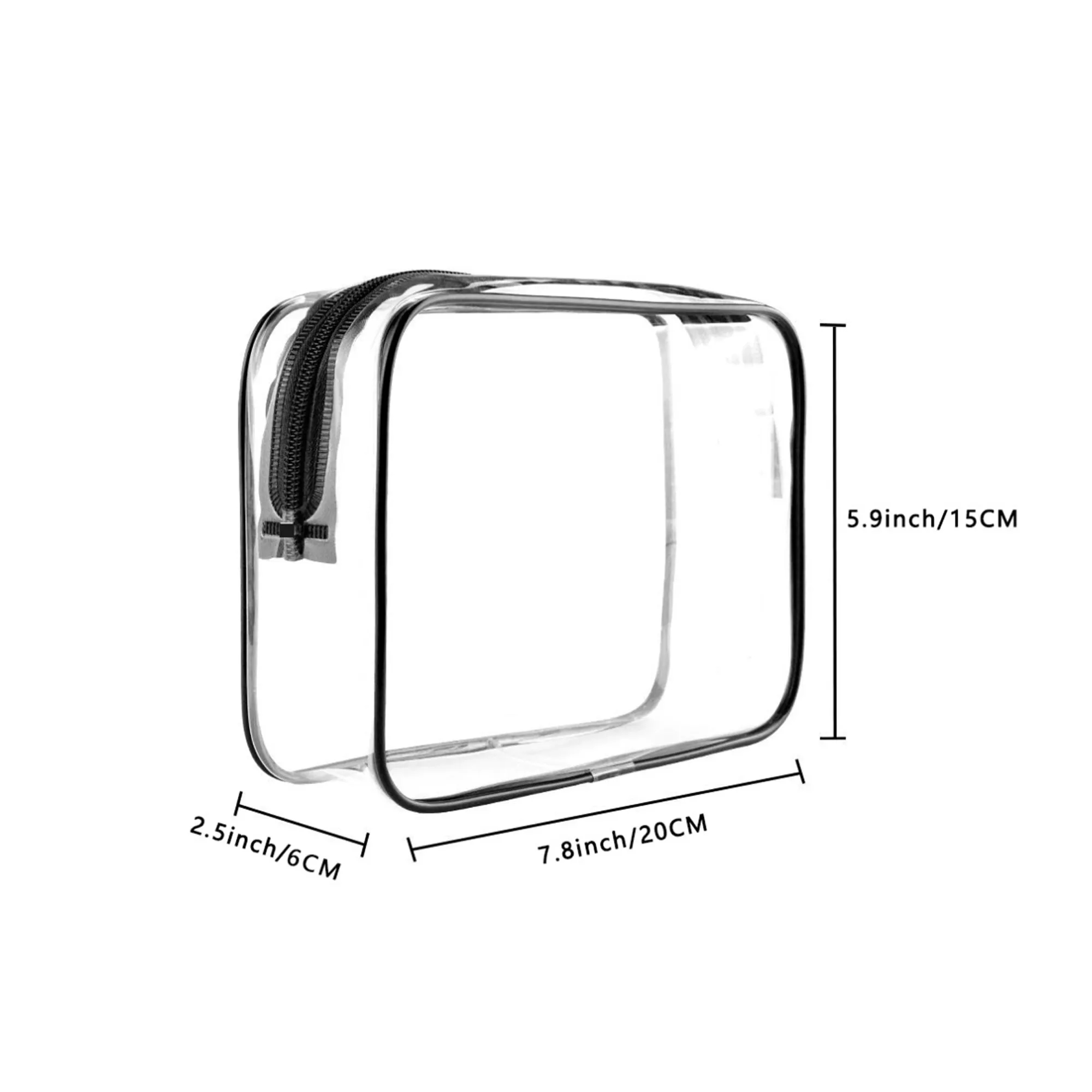 Clear Single-Layer Toiletry Bag 1