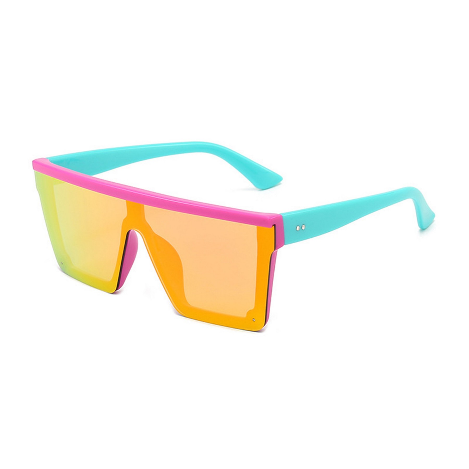 Flat Top Shield Sunglasses 6