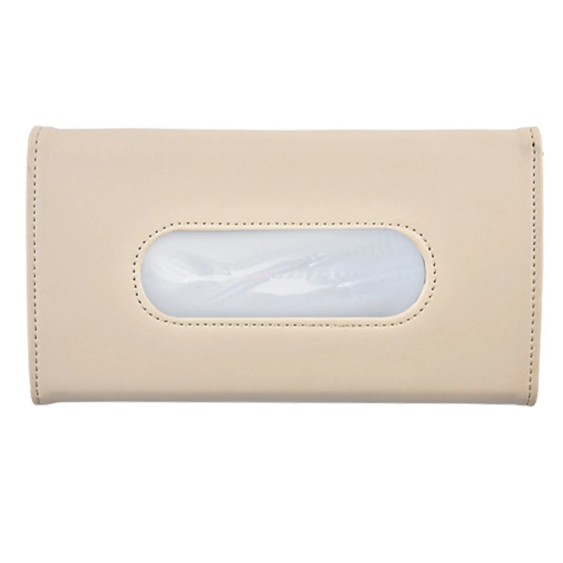 Pu Leather Car Visor Tissue Case 2