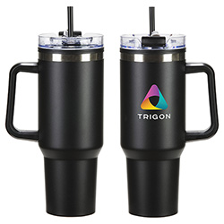 Ohana 40 oz Stainless Steel/Polypropylene Mug with Color-Matching Handle 23