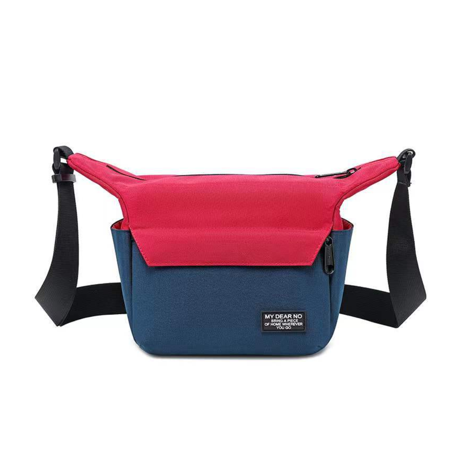 Color contrast waterproof casual camera messenger bag 4