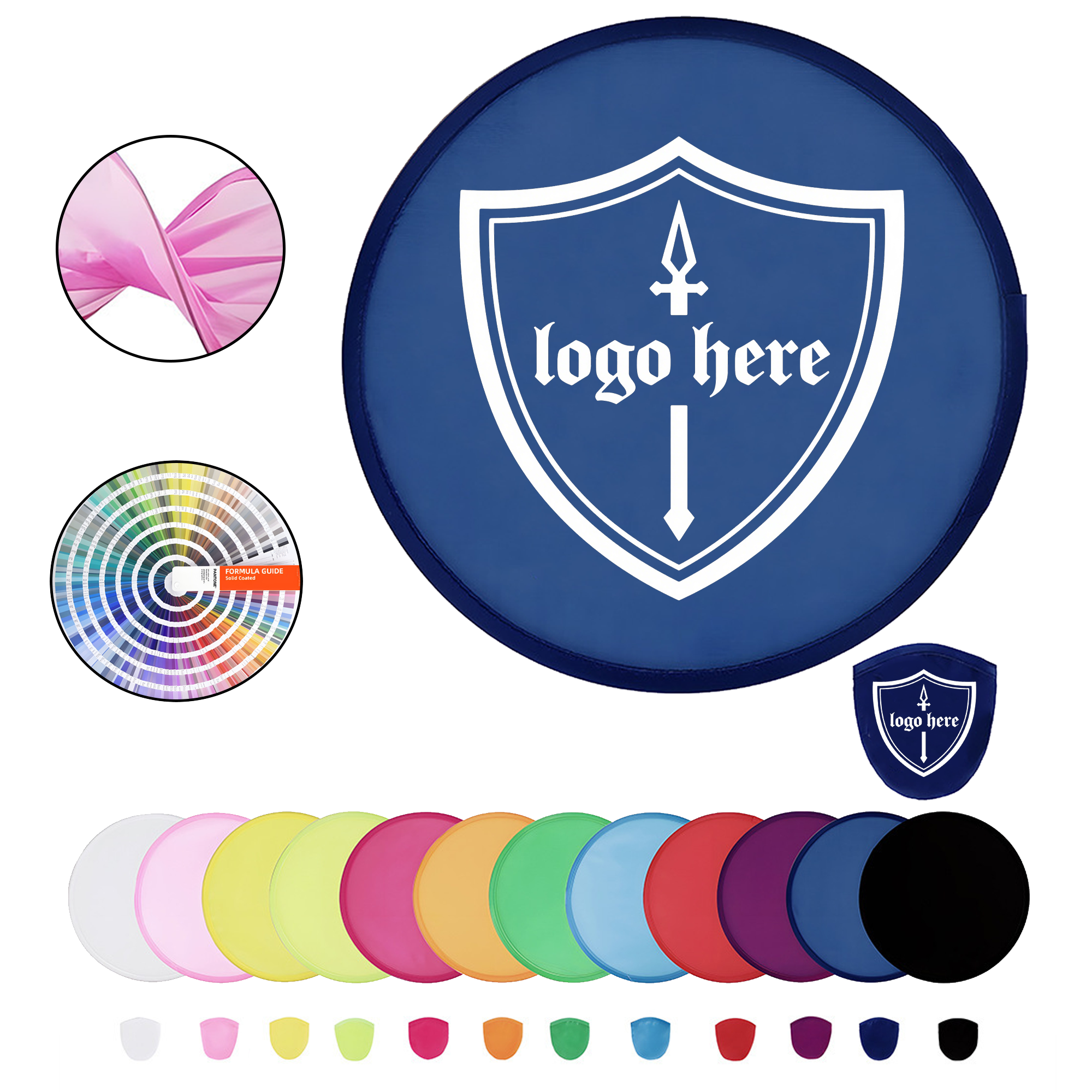 Logo Printed Travel Fan Disc 10