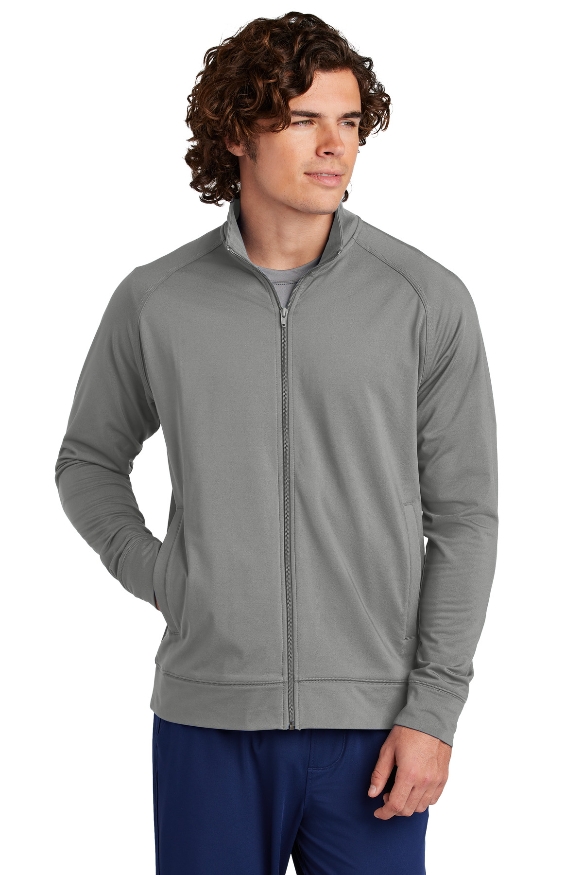 Sport-Tek® Sport-Wick Stretch Full-Zip Cadet Jacket 12