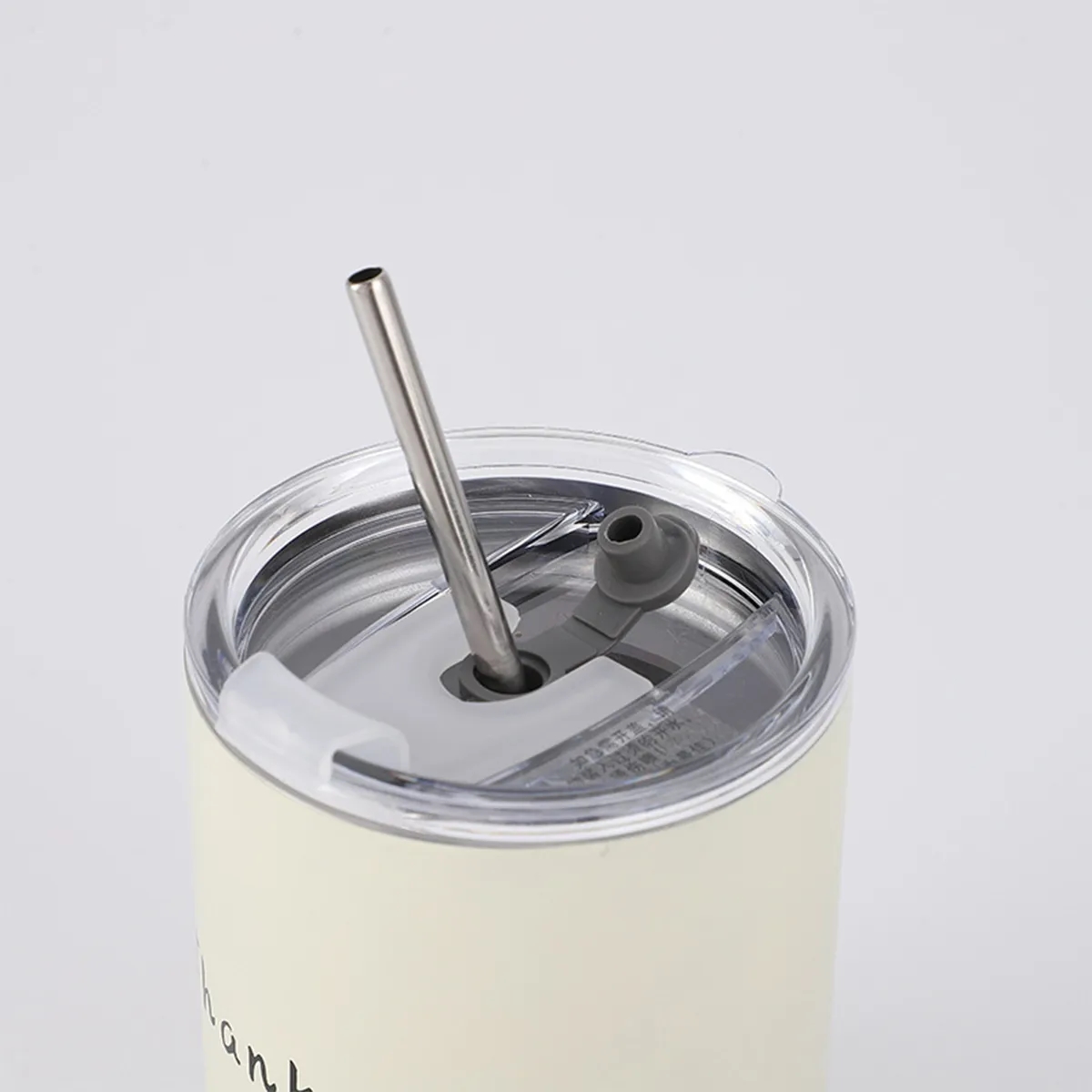 10Oz Stainless Steel Insulated Vacuum Cup With Straw 3