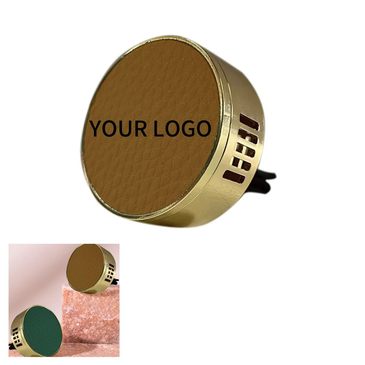 Debossed Logo Car Fragrance Clip 3