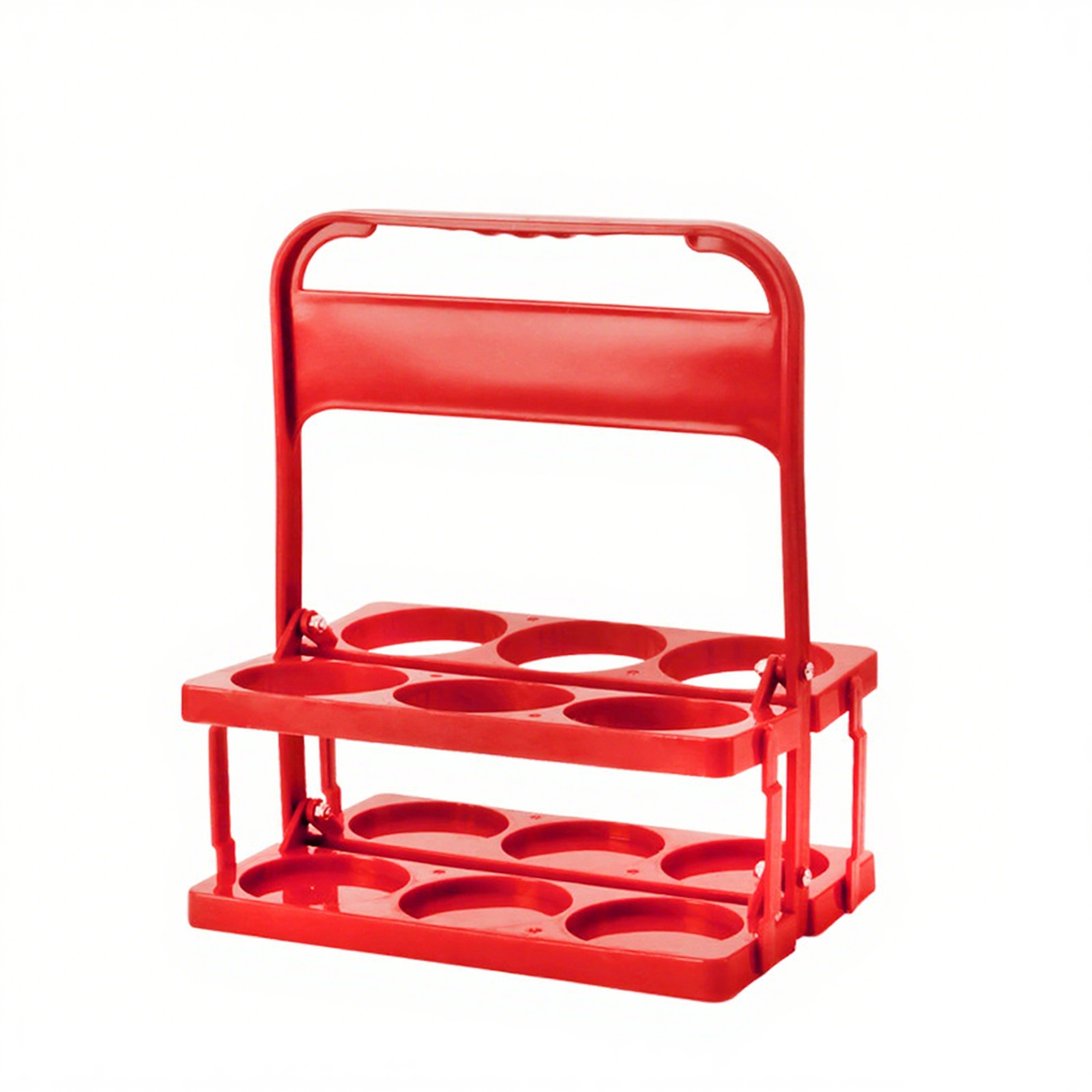 Foldable Six Slot Drink Carrier 10.2" x 7" x 12.2" 6