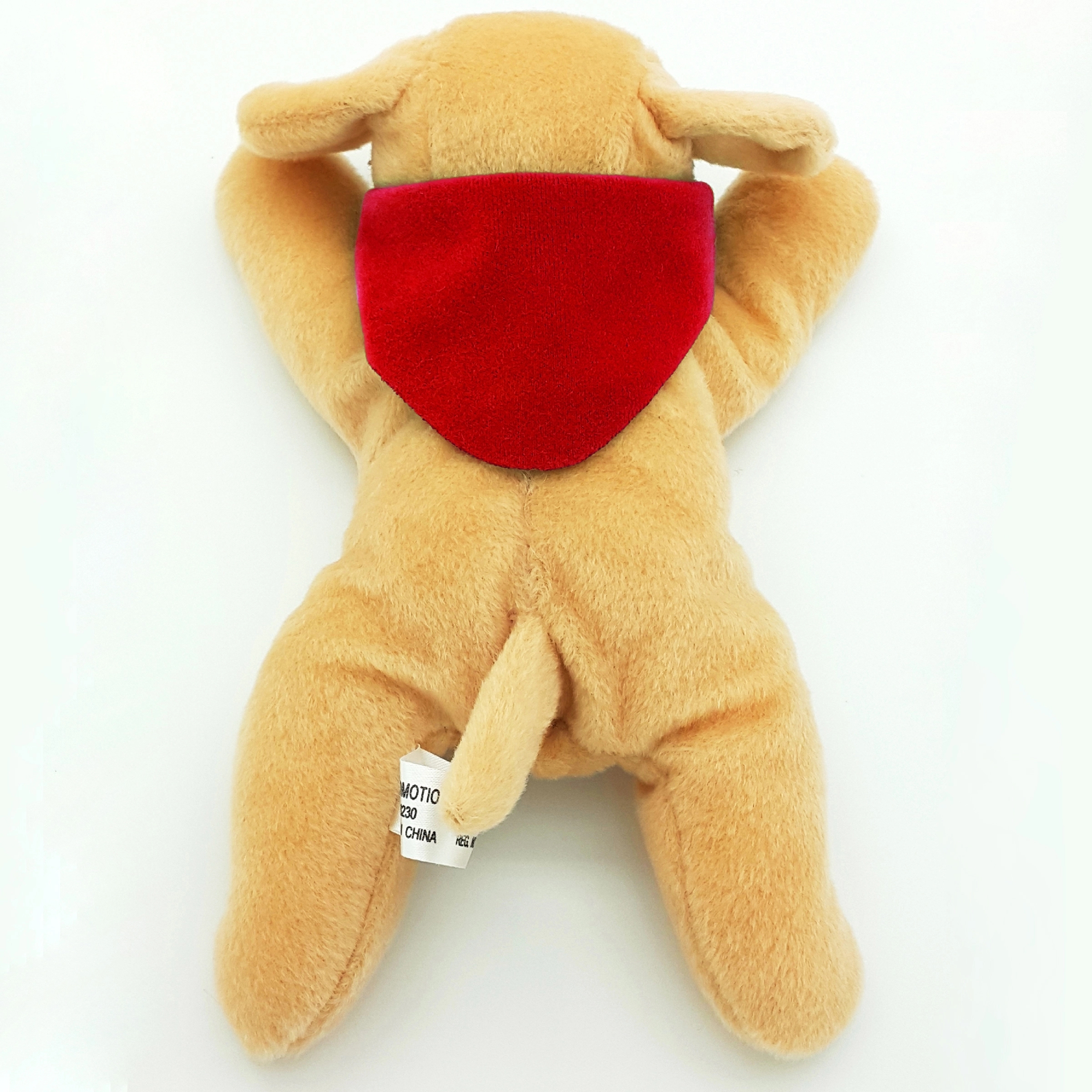 8" Laying Down Beanie Dog 6
