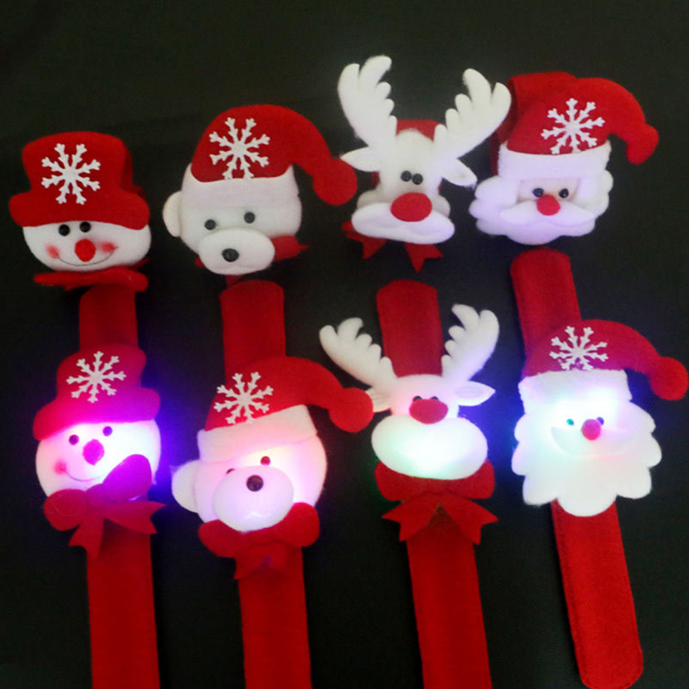 Christmas LED Clap Circle Wristband 4