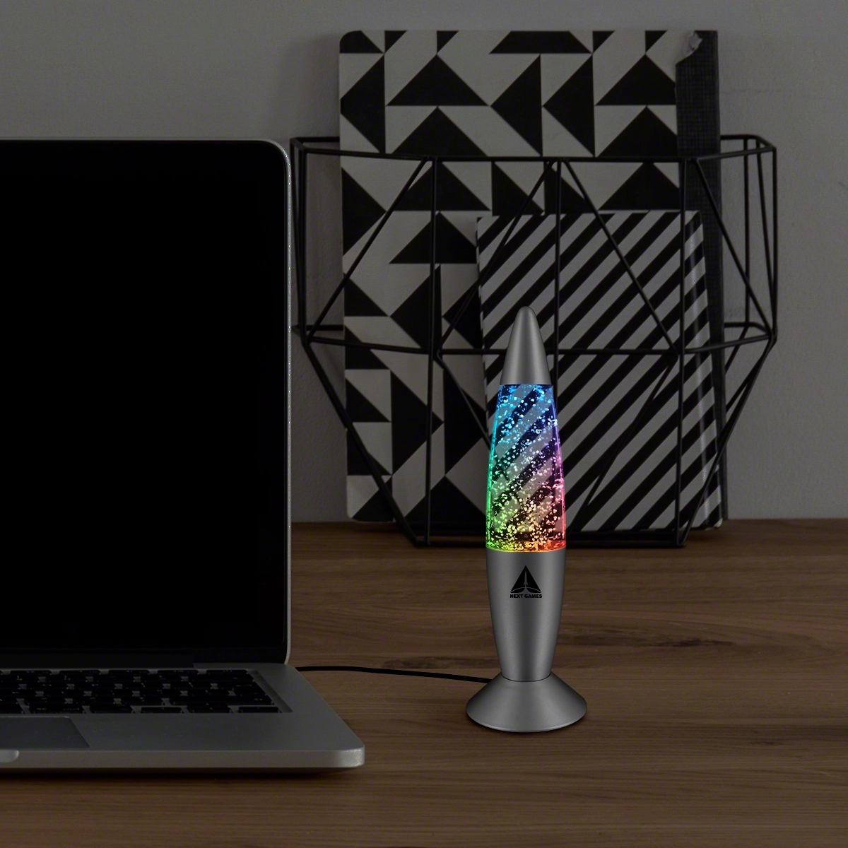 Groovy Glitter Lamp USB Mood Light 4