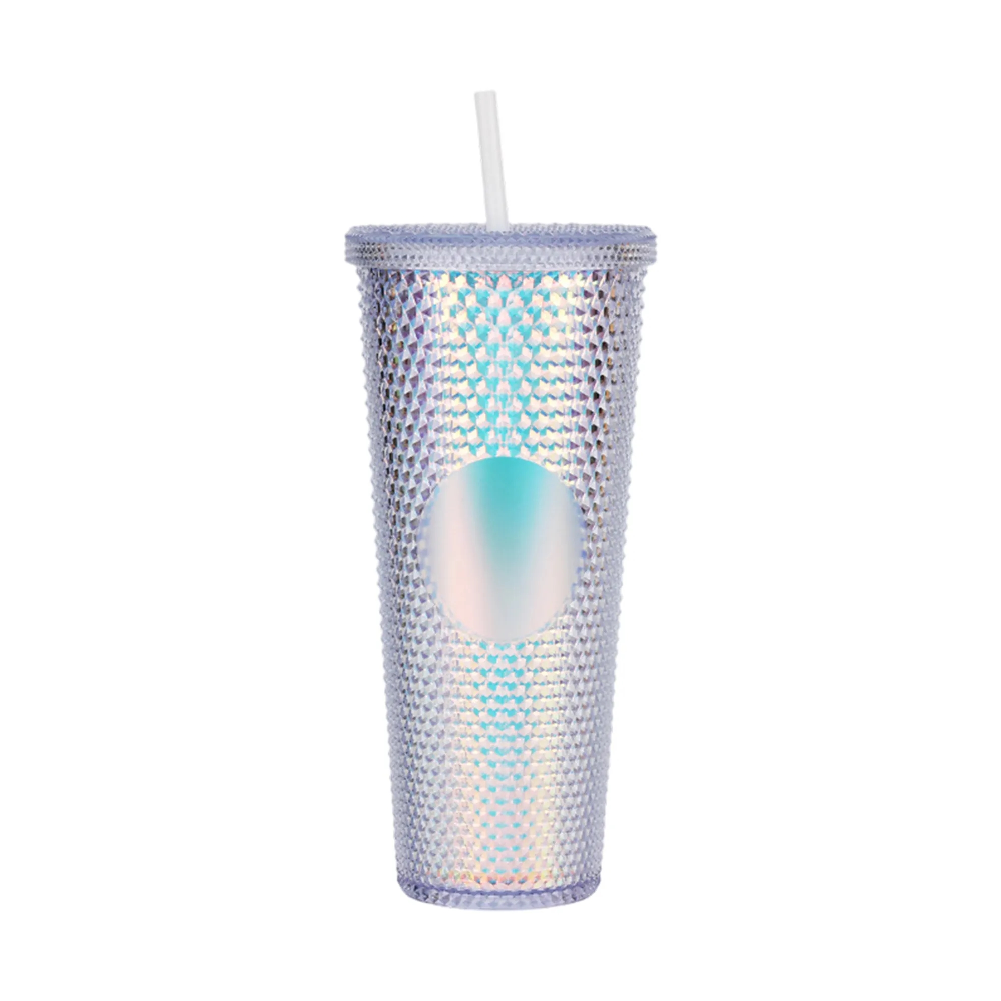 Plastic Tumbler with Handle and Reusable Straw 7