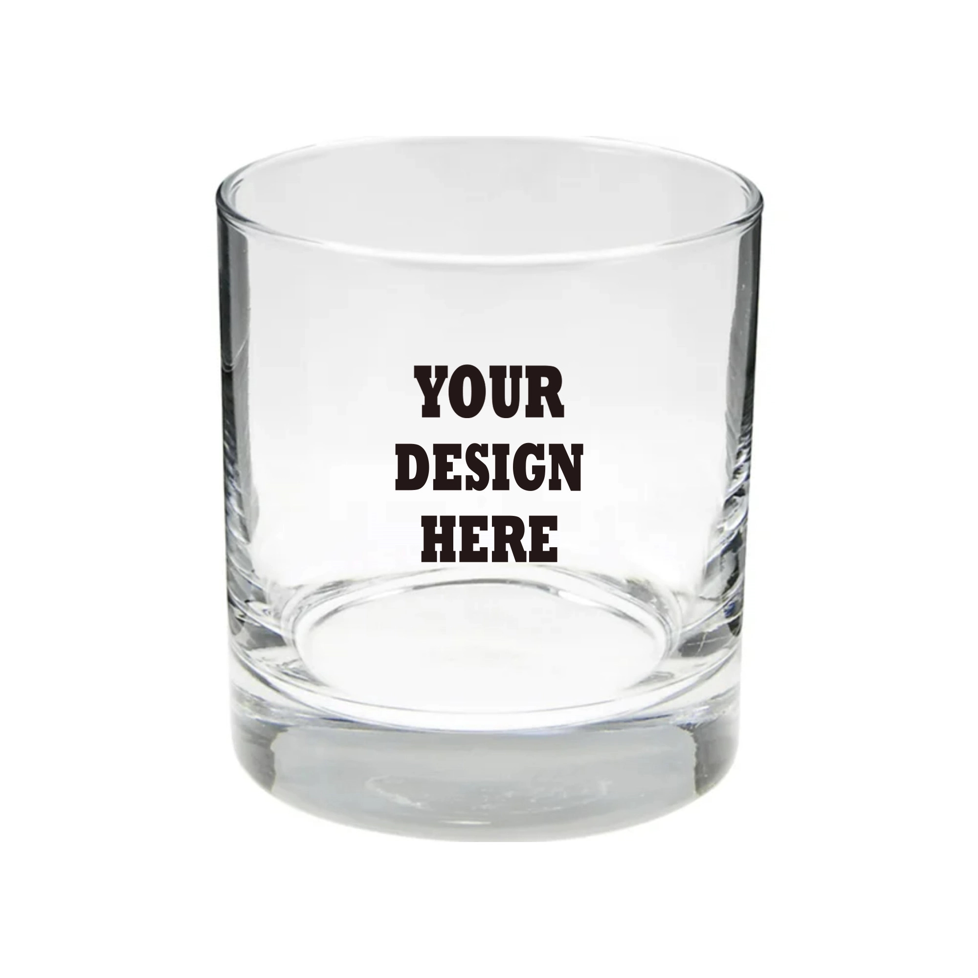 10oz. Printed Fashione Glass Cup 1