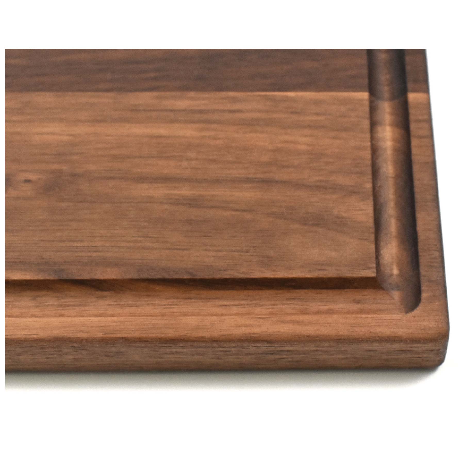 8" x 12" Walnut Rectangular Cutting Board with Juice Groove 5