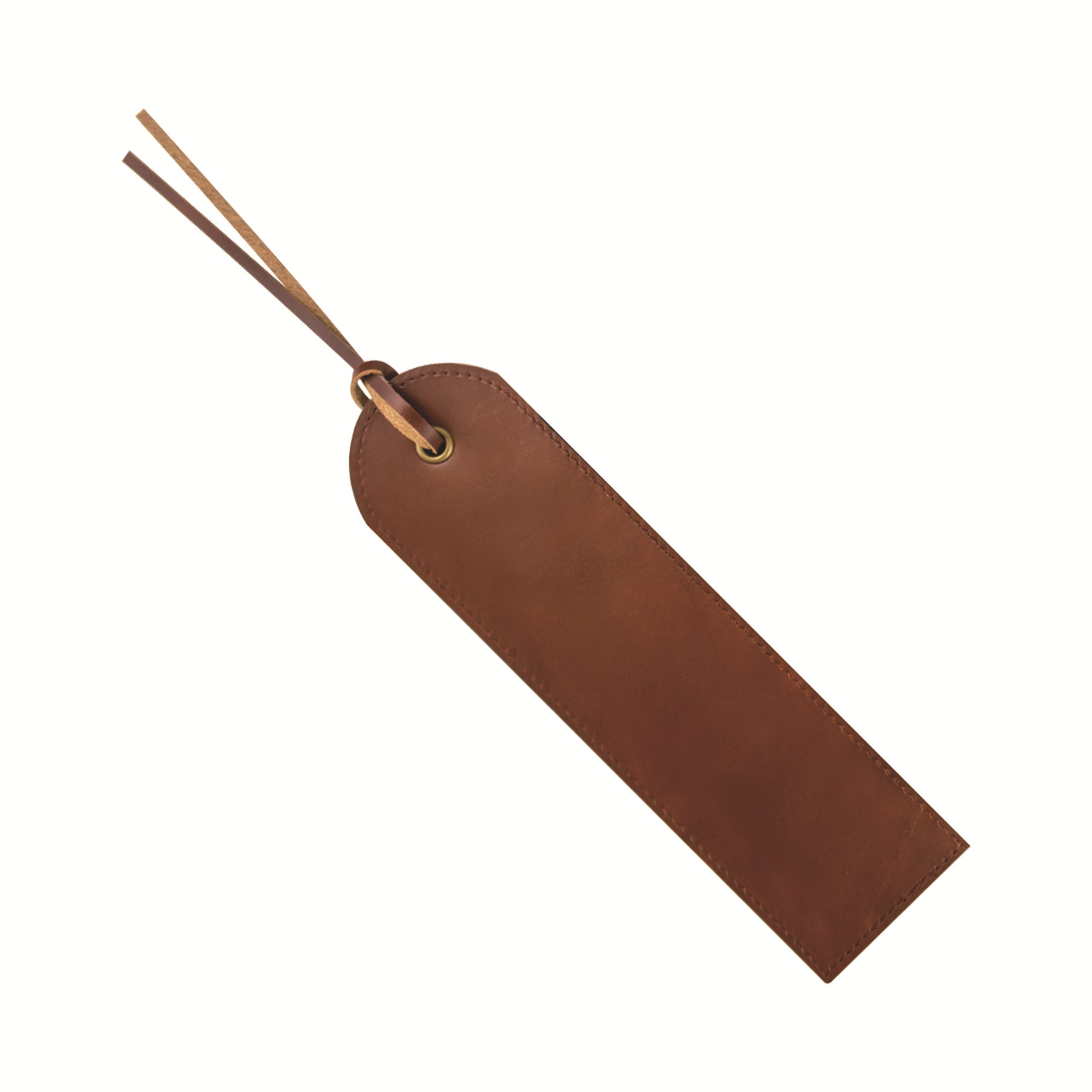 Debossed Genuine Leather Bookmark 2"x7" 3