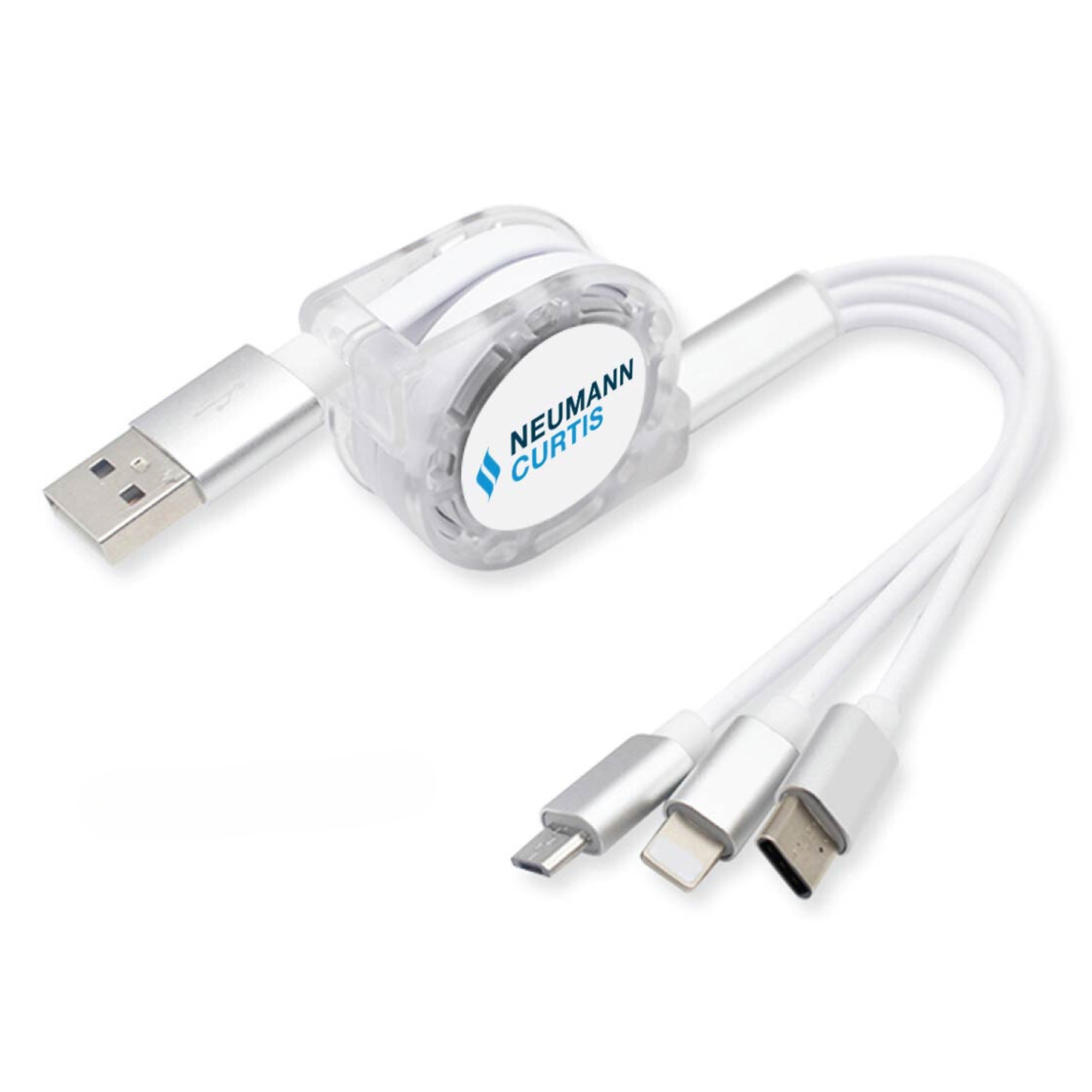 TriFlex Retractable 3-in-1 Cable 2