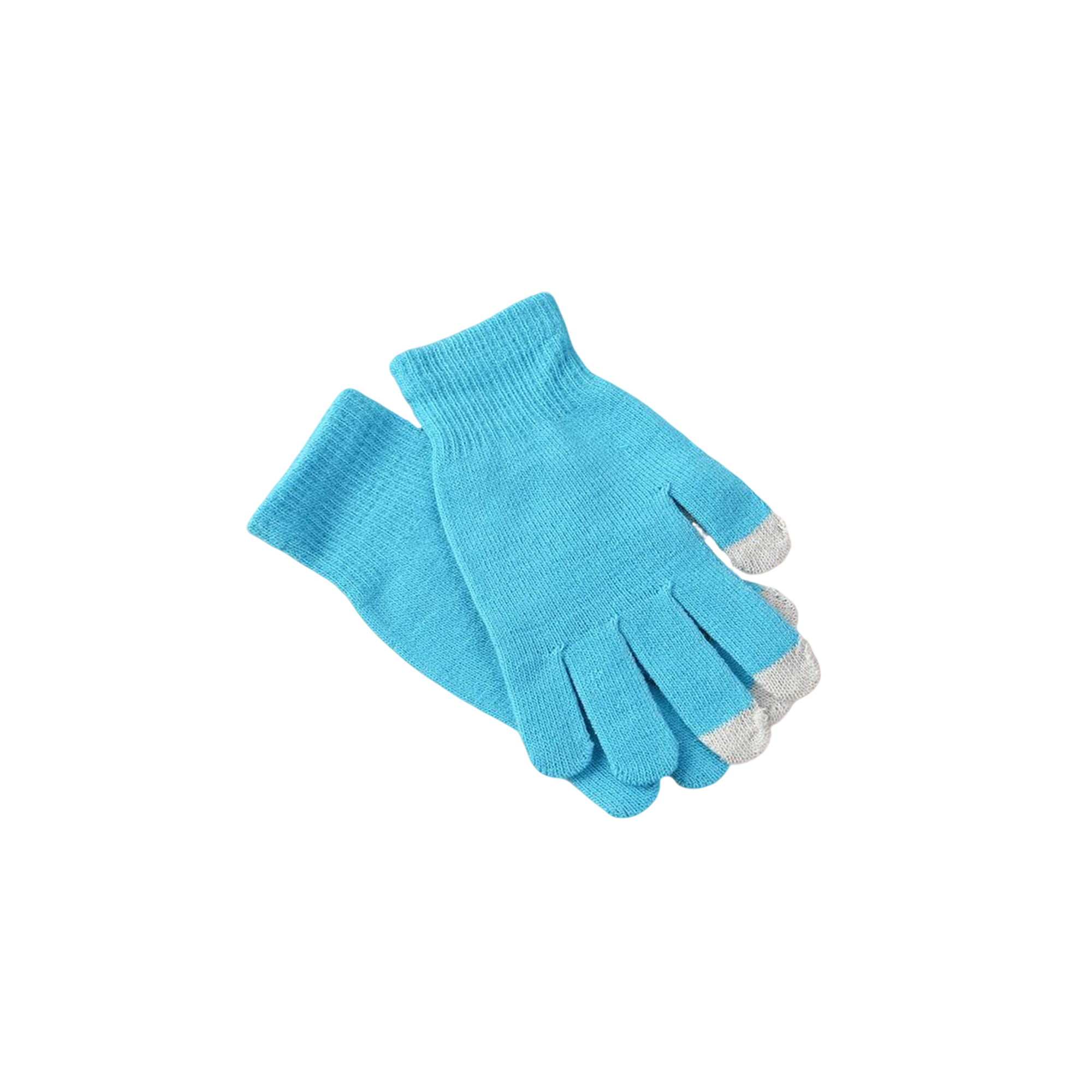 Touchscreen Acrylic Knit Magic Glove Pair 7.9" 9