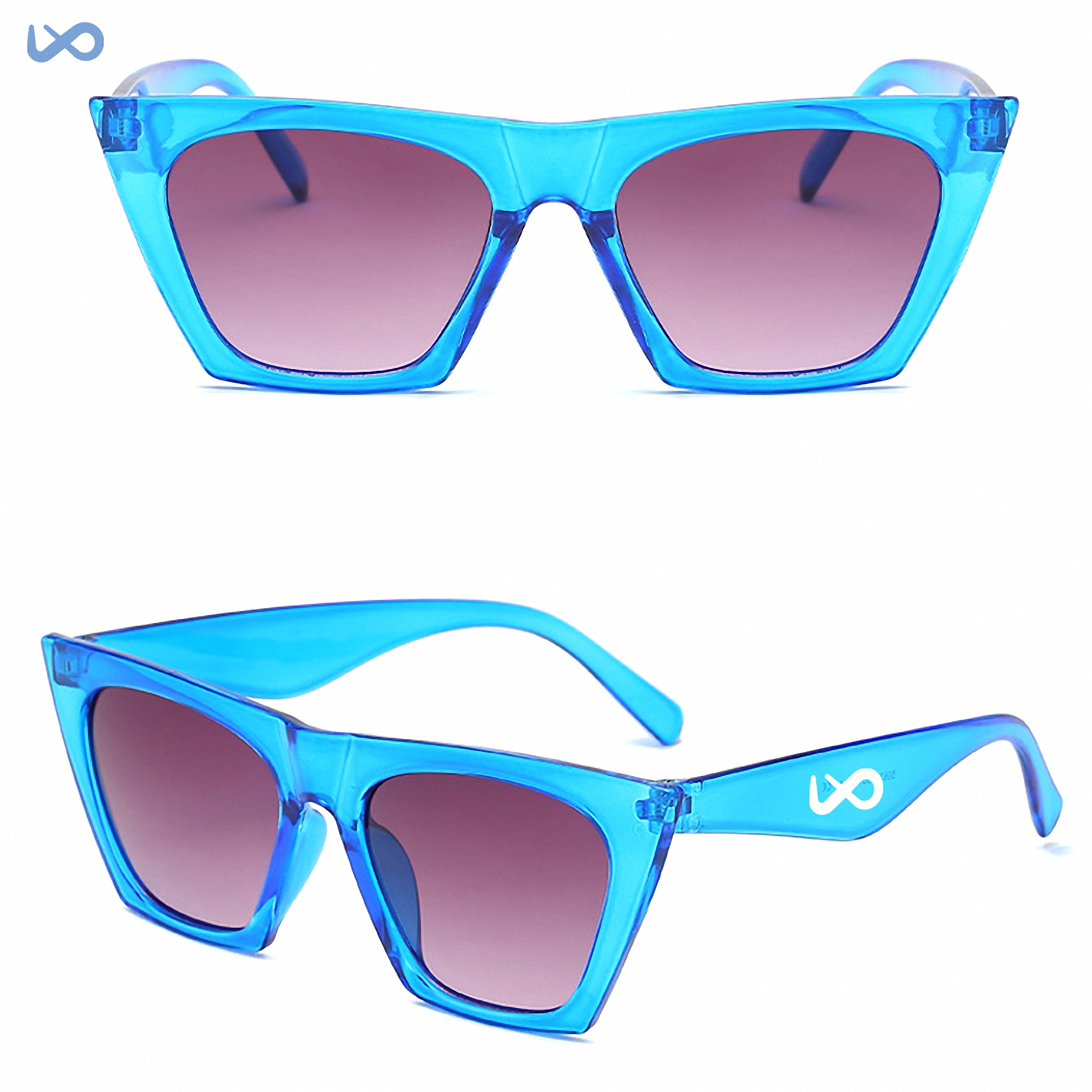 Classic Square-Frame Sunglasses for Adults 1