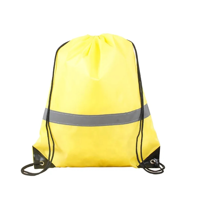 Drawstring Backsacks Reflective Strip 7
