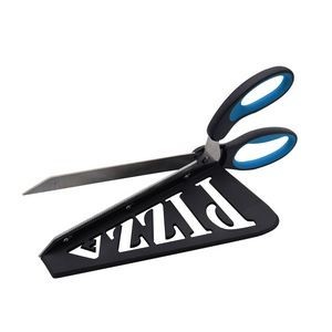 Pizza Scissors With Side Spatula And Ergonomic Handle 1