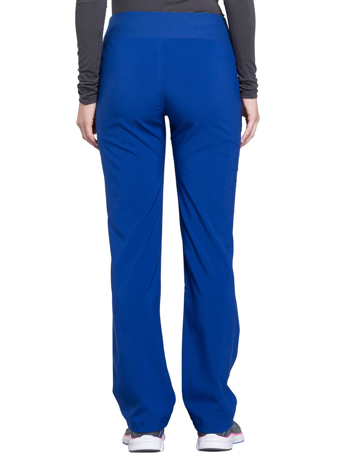 Cherokee - iFlex - Mid Rise Straight Leg Comfort Knit Waistband Pull-on Pant 11