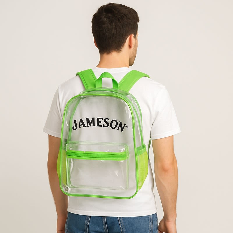 Pocket Clear Plastic Backpacks 17
