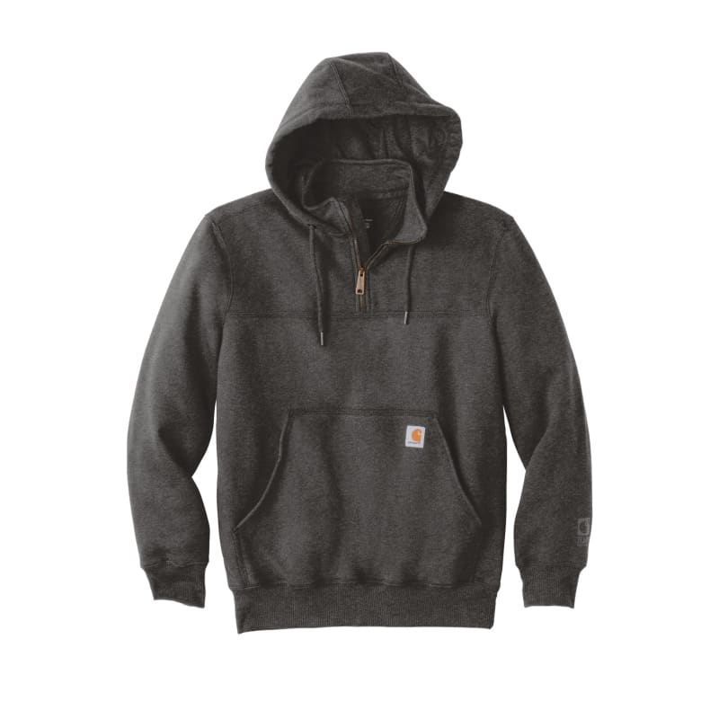 Carhartt Rain Defender Paxton Heavyweight Hooded Zip Mock Sweatshirt. 5