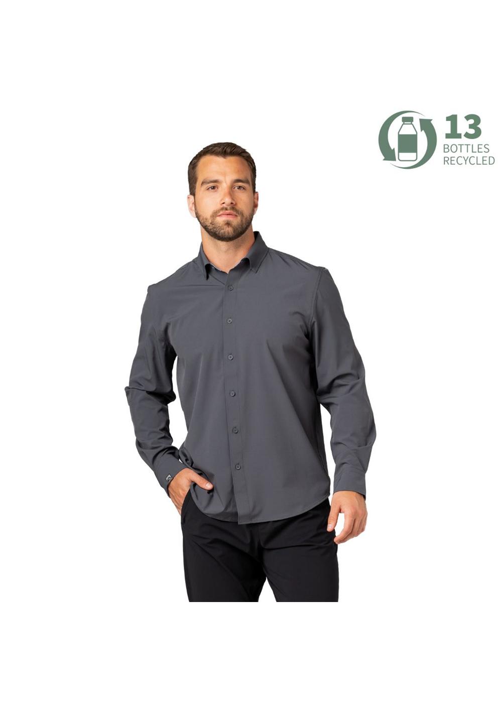 Storm Creek Men's Influencer 4-Way Stretch Solid Woven Shirt 21