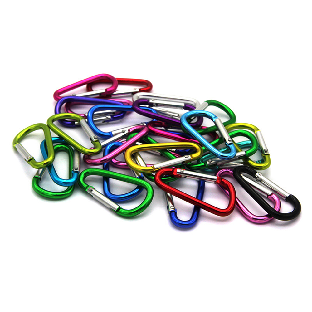 #5 D-shaped 3.4g carabiner water bottle hook 6