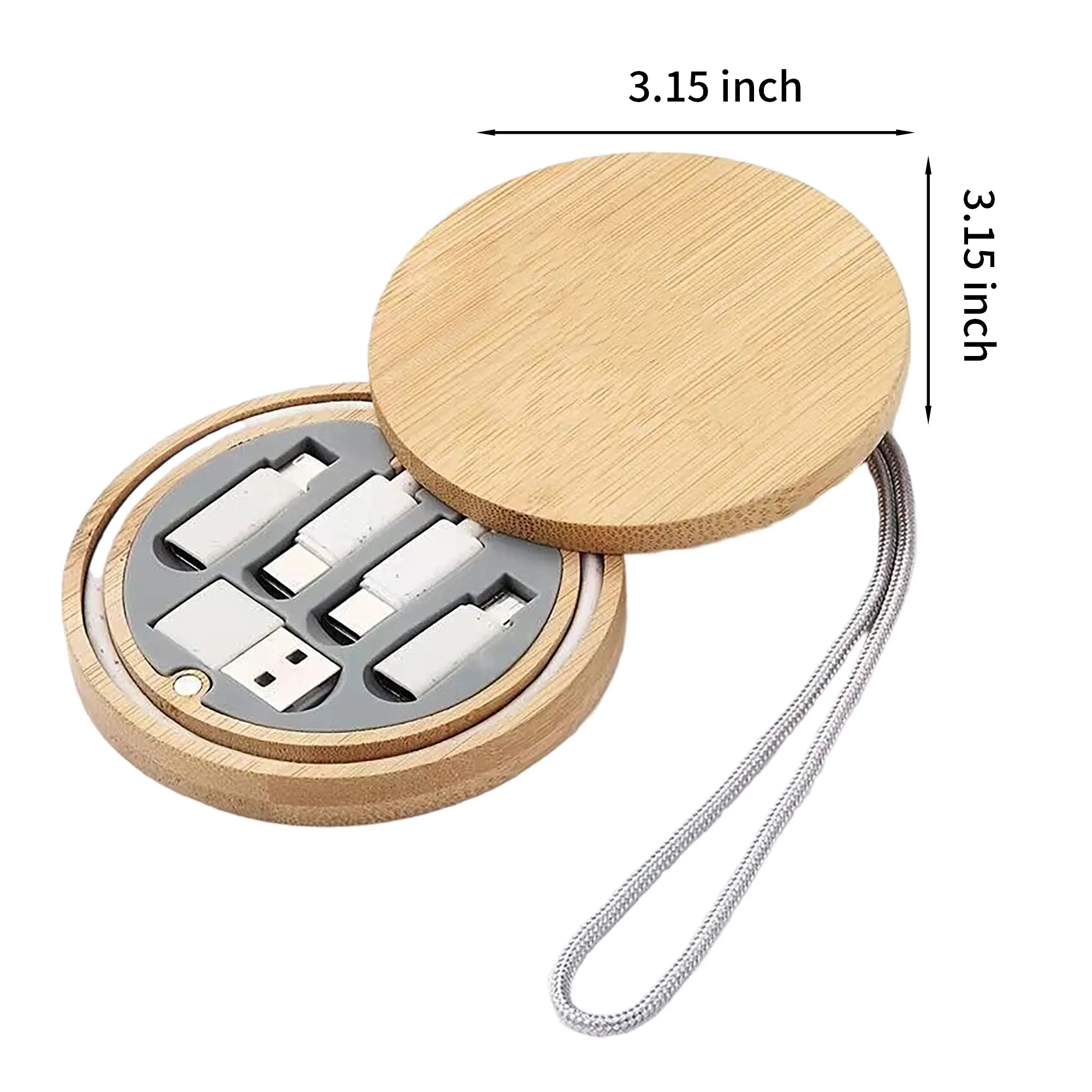 Bamboo Multi USB Charging Cable Kit 2