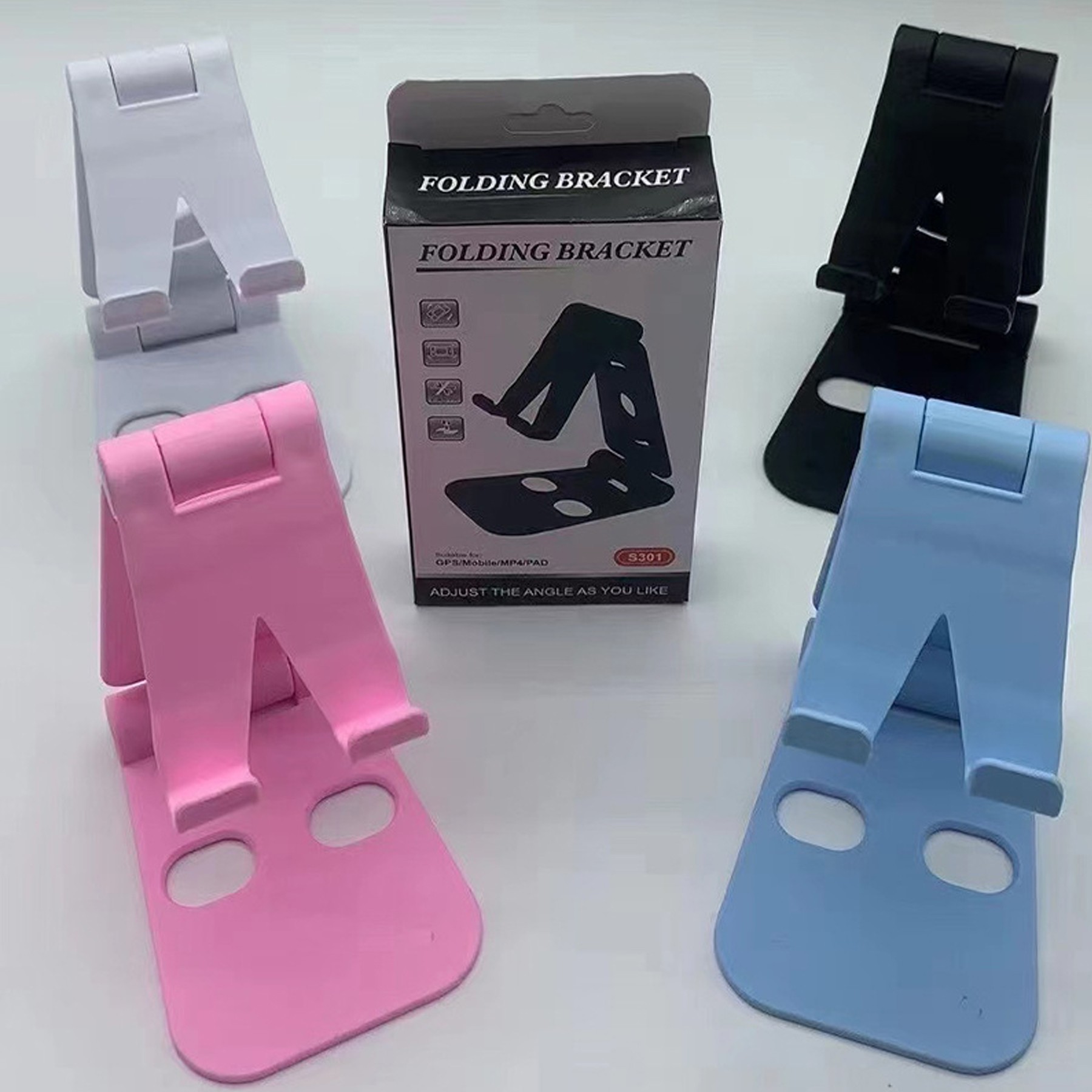 Bidirectional Folding Abs Phone Holder Phone Stand 4