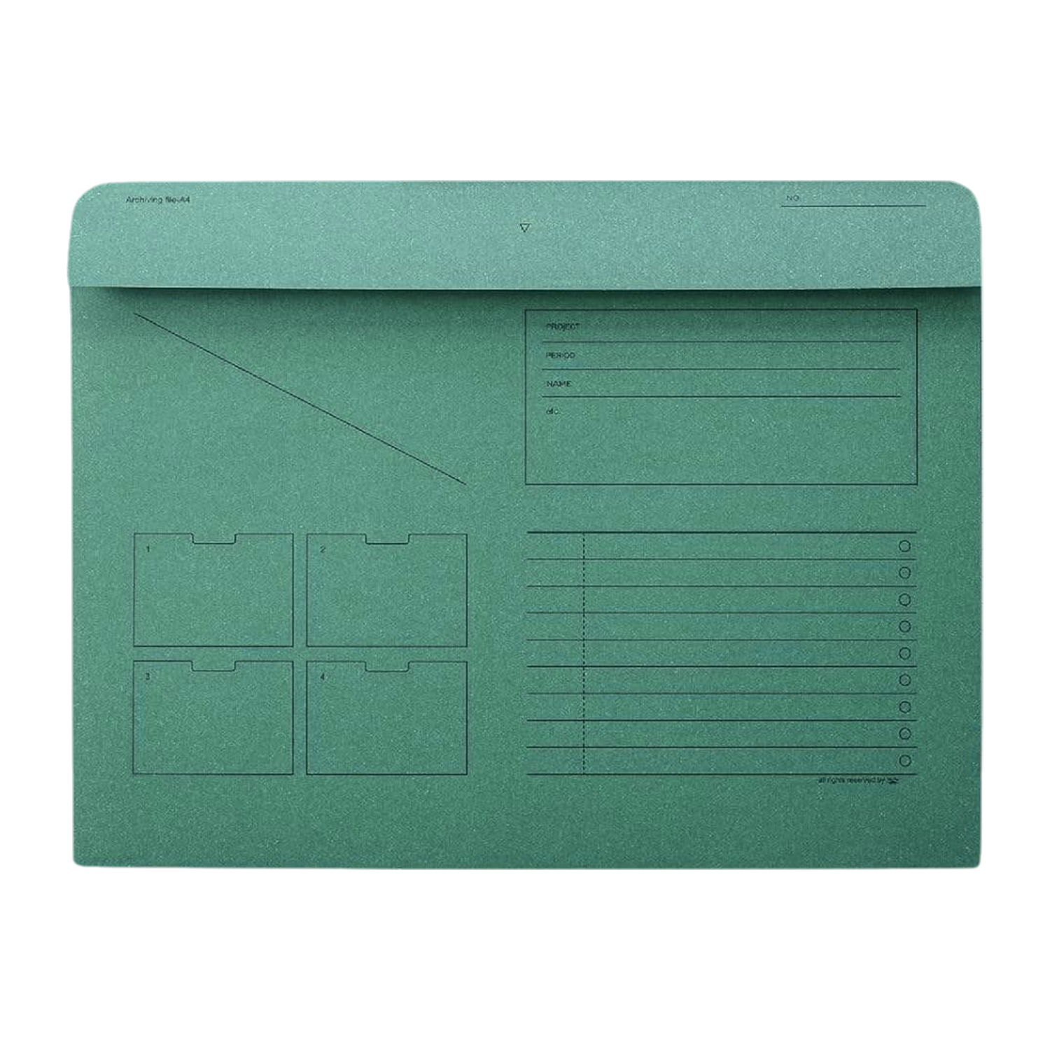 A4 Paper Pocket File Folder 12