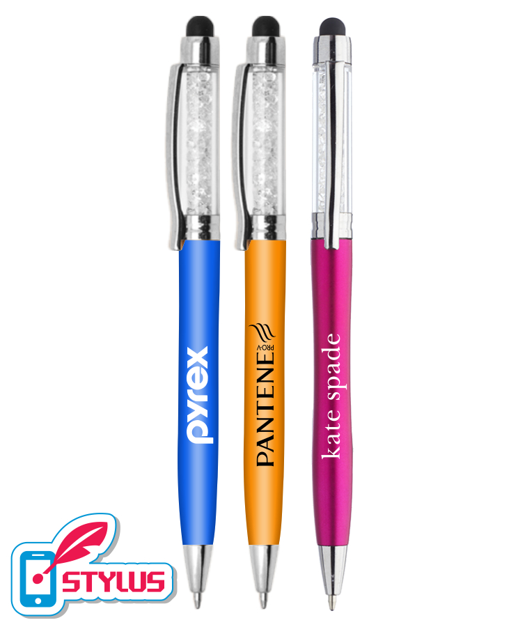 "Crystal Impressions" Stylus Twist Pen 1