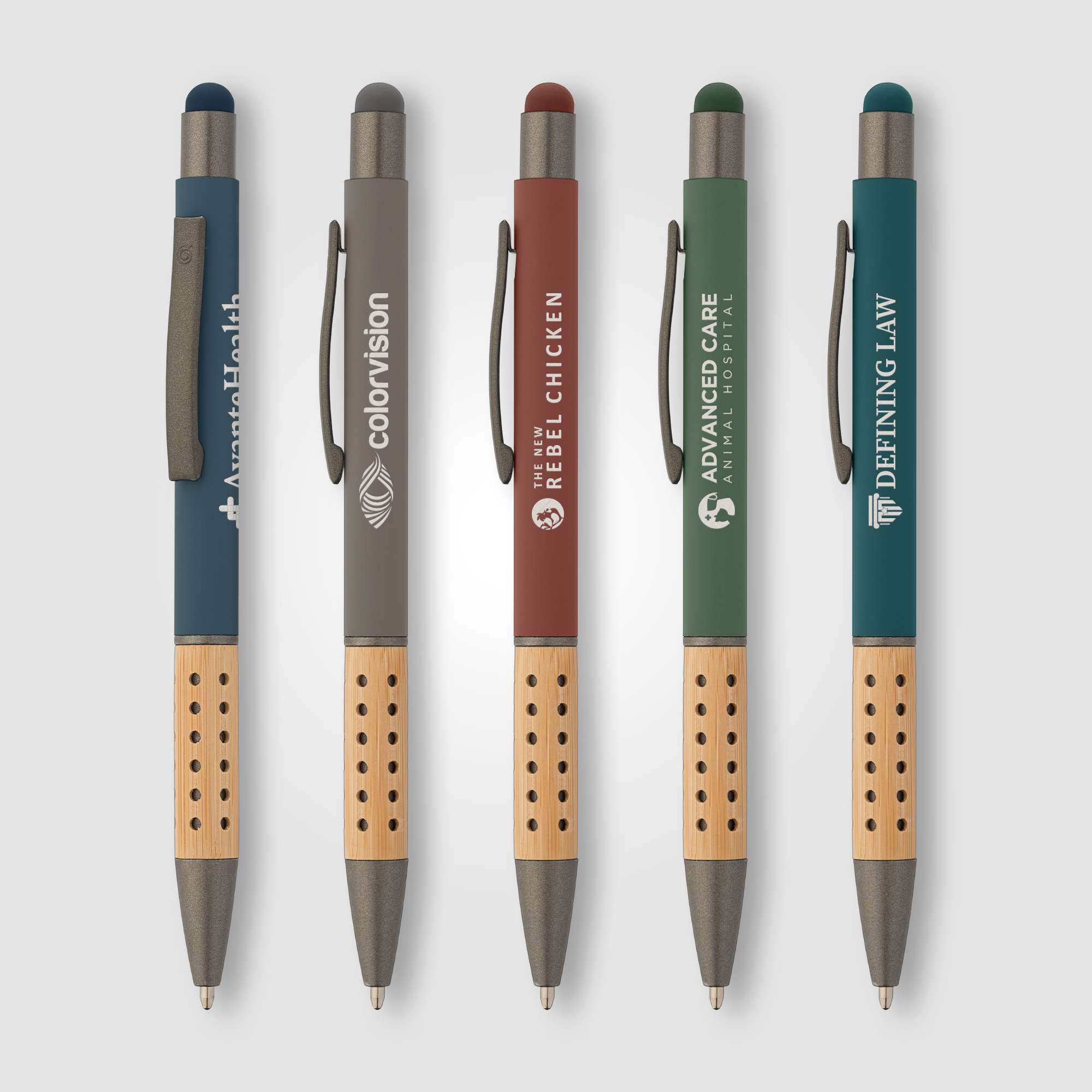 Bowie Bamboo Grip Stylus Pen 12