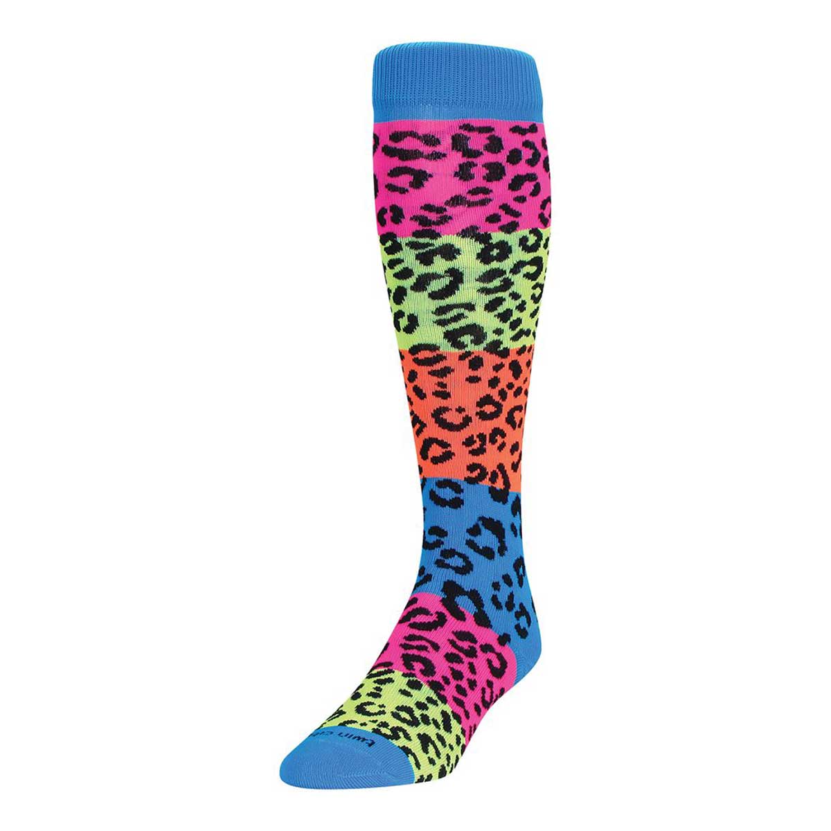 Krazisox Rainbow Leopard Over the Calf Socks 1