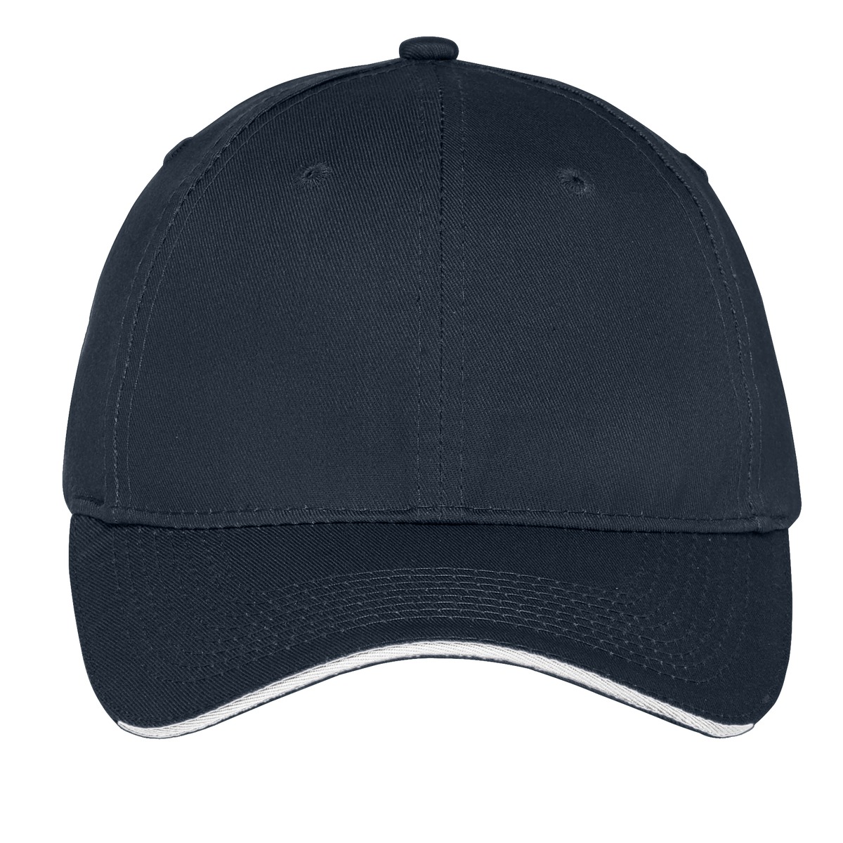 Port Authority Unstructured Sandwich Bill Cap. C919 9