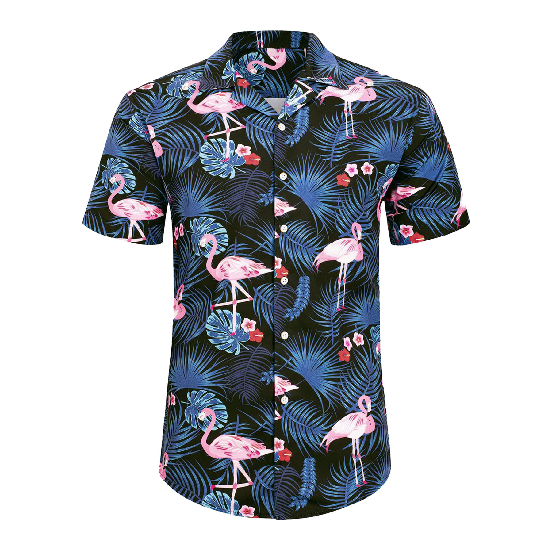 Mens Hawaiian Short Sleeve Shirt 19